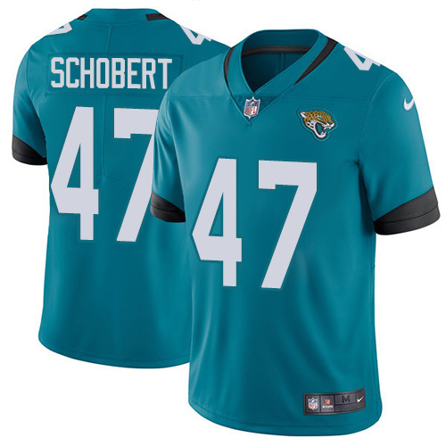 Jacksonville Jaguars #47 Joe Schobert Teal Green Alternate Youth Stitched NFL Vapor Untouchable Limited Jersey